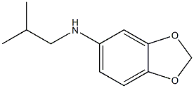 N-(2-methylpropyl)-2H-1,3-benzodioxol-5-amine Struktur