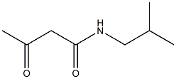 N-(2-methylpropyl)-3-oxobutanamide Struktur