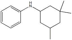 N-(3,3,5-trimethylcyclohexyl)aniline Struktur