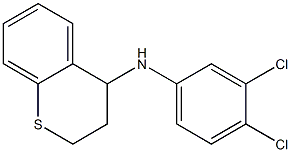 N-(3,4-dichlorophenyl)-3,4-dihydro-2H-1-benzothiopyran-4-amine Struktur