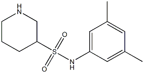 N-(3,5-dimethylphenyl)piperidine-3-sulfonamide Struktur