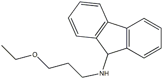 N-(3-ethoxypropyl)-9H-fluoren-9-amine Struktur