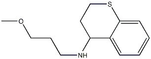 N-(3-methoxypropyl)-3,4-dihydro-2H-1-benzothiopyran-4-amine Struktur