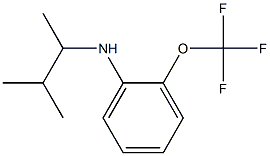 N-(3-methylbutan-2-yl)-2-(trifluoromethoxy)aniline Struktur