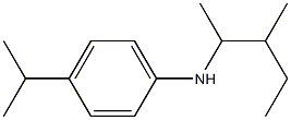 N-(3-methylpentan-2-yl)-4-(propan-2-yl)aniline Struktur