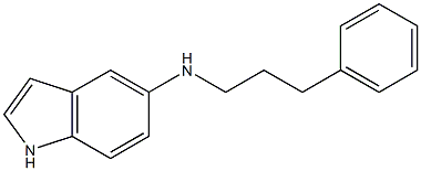 N-(3-phenylpropyl)-1H-indol-5-amine Struktur