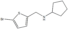 N-[(5-bromothiophen-2-yl)methyl]cyclopentanamine Struktur