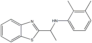 N-[1-(1,3-benzothiazol-2-yl)ethyl]-2,3-dimethylaniline Struktur