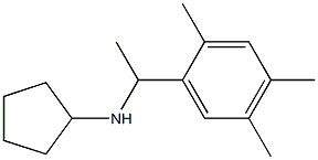 N-[1-(2,4,5-trimethylphenyl)ethyl]cyclopentanamine Struktur