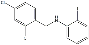 N-[1-(2,4-dichlorophenyl)ethyl]-2-iodoaniline Struktur