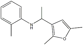 N-[1-(2,5-dimethylfuran-3-yl)ethyl]-2-methylaniline Struktur