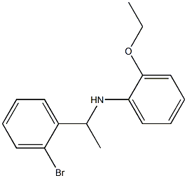 N-[1-(2-bromophenyl)ethyl]-2-ethoxyaniline Struktur