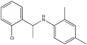 N-[1-(2-chlorophenyl)ethyl]-2,4-dimethylaniline Struktur