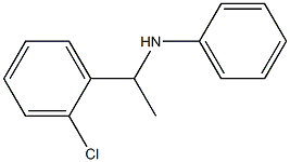 N-[1-(2-chlorophenyl)ethyl]aniline Struktur