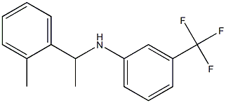 N-[1-(2-methylphenyl)ethyl]-3-(trifluoromethyl)aniline Struktur