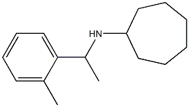 N-[1-(2-methylphenyl)ethyl]cycloheptanamine Struktur