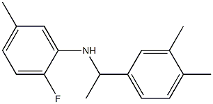 N-[1-(3,4-dimethylphenyl)ethyl]-2-fluoro-5-methylaniline Struktur