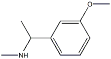 N-[1-(3-methoxyphenyl)ethyl]-N-methylamine Struktur