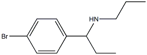 N-[1-(4-bromophenyl)propyl]-N-propylamine Struktur