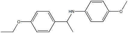 N-[1-(4-ethoxyphenyl)ethyl]-4-methoxyaniline Struktur