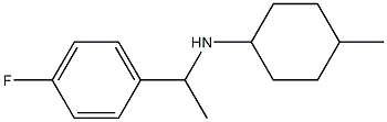 N-[1-(4-fluorophenyl)ethyl]-4-methylcyclohexan-1-amine Struktur