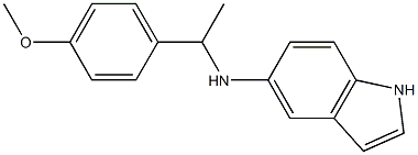 N-[1-(4-methoxyphenyl)ethyl]-1H-indol-5-amine Struktur