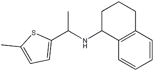 N-[1-(5-methylthiophen-2-yl)ethyl]-1,2,3,4-tetrahydronaphthalen-1-amine Struktur