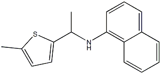 N-[1-(5-methylthiophen-2-yl)ethyl]naphthalen-1-amine Struktur