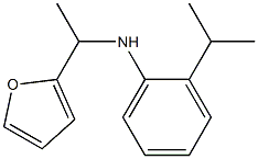 N-[1-(furan-2-yl)ethyl]-2-(propan-2-yl)aniline Struktur