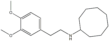 N-[2-(3,4-dimethoxyphenyl)ethyl]cyclooctanamine Struktur