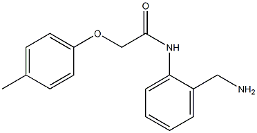 N-[2-(aminomethyl)phenyl]-2-(4-methylphenoxy)acetamide Struktur