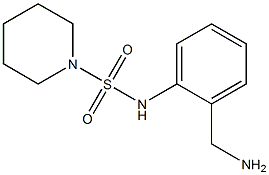 N-[2-(aminomethyl)phenyl]piperidine-1-sulfonamide Struktur