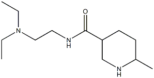 N-[2-(diethylamino)ethyl]-6-methylpiperidine-3-carboxamide Struktur