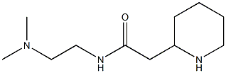 N-[2-(dimethylamino)ethyl]-2-(piperidin-2-yl)acetamide Struktur