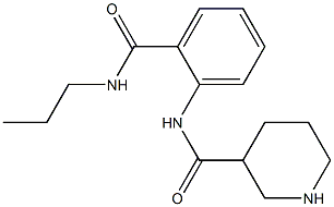 N-[2-(propylcarbamoyl)phenyl]piperidine-3-carboxamide Struktur