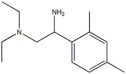 N-[2-amino-2-(2,4-dimethylphenyl)ethyl]-N,N-diethylamine Struktur