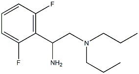 N-[2-amino-2-(2,6-difluorophenyl)ethyl]-N,N-dipropylamine Struktur