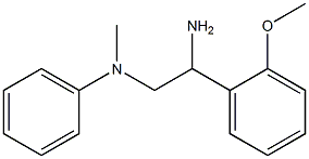 N-[2-amino-2-(2-methoxyphenyl)ethyl]-N-methyl-N-phenylamine Struktur