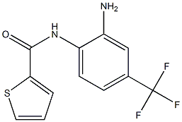 N-[2-amino-4-(trifluoromethyl)phenyl]thiophene-2-carboxamide Struktur