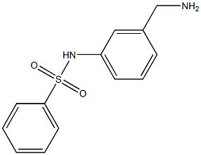 N-[3-(aminomethyl)phenyl]benzenesulfonamide Struktur