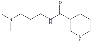 N-[3-(dimethylamino)propyl]piperidine-3-carboxamide Struktur