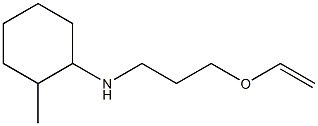 N-[3-(ethenyloxy)propyl]-2-methylcyclohexan-1-amine Struktur