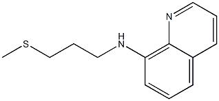 N-[3-(methylsulfanyl)propyl]quinolin-8-amine Struktur