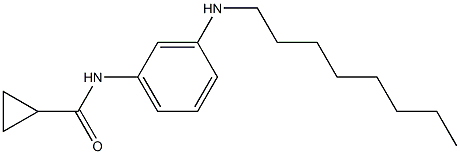 N-[3-(octylamino)phenyl]cyclopropanecarboxamide Struktur