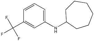 N-[3-(trifluoromethyl)phenyl]cycloheptanamine Struktur