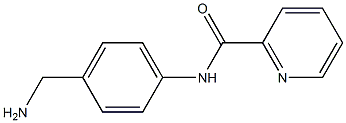 N-[4-(aminomethyl)phenyl]pyridine-2-carboxamide Struktur