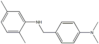 N-{[4-(dimethylamino)phenyl]methyl}-2,5-dimethylaniline Struktur