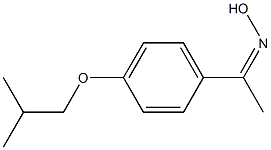 N-{1-[4-(2-methylpropoxy)phenyl]ethylidene}hydroxylamine Struktur