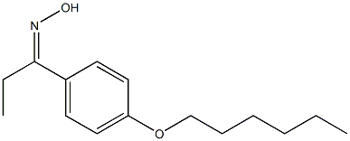 N-{1-[4-(hexyloxy)phenyl]propylidene}hydroxylamine Struktur