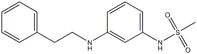 N-{3-[(2-phenylethyl)amino]phenyl}methanesulfonamide Struktur